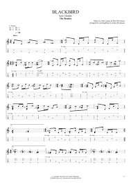 Blackbird By The Beatles Solo Ukulele Guitar Pro Tab Mysongbook Com Ukelele Chords Ukulele Songs Ukulele Songs Ukulele