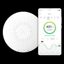 The wave plus is airthings' deluxe model. Airthings Wave Plus Modus