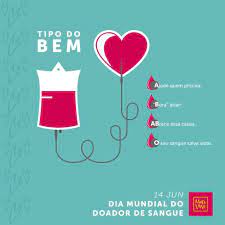 No mês de junho é comemorado o dia mundial do doador de sangue, data instituída pela organização mundial de saúde (oms) no dia 14. Dia Mundial Do Doador De Sangue 14 Junho Doador De Sangue Bolsa De Sangue Sangue