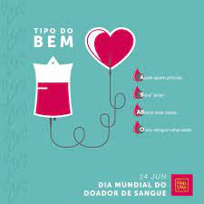 Uma bolsa de sangue pode salvar a vida de até quatro pessoas! Dia Mundial Do Doador De Sangue 14 Junho Doador De Sangue Bolsa De Sangue Sangue