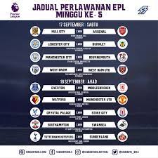Jangan lupa saksikan perlawanan epl minggu ini. Semuanya Bola Ø¯Ø± ØªÙˆÛŒÛŒØªØ± Jadual Epl Minggu Ke 5 Match Mana Yang Akan Kalian Layan Adakah Minggu Ini Minggu Underdogs V Semuanyabola
