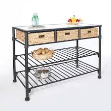 They're easy to clean and one of the most hygienic surface materials available. Osp Home Furnishings Black Metal Base With Marble Top Kitchen Island 53 In X 26 75 In X 36 38 In Lowes Com Marble Top Kitchen Island Osp Home Furnishings Kitchen Tops