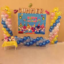Baby Shark Balloon Columns Arch And Balloons By Tani Facebook