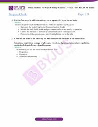 Smallest unit of life that can carry out all life s processes complete each statement by writing the correct 6 assessment chapter test b chemistry of life write the correct letter in the blank before each numbered term. Selina Solutions Class 9 Concise Biology Chapter 13 Skin The Jack Of All Trades Download Free Pdf