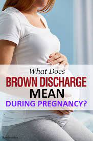 The most common cause for brown discharge is irritation. Pin On Pregnancy