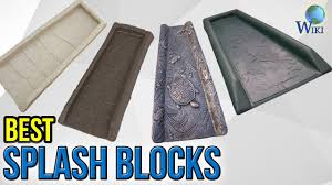 On home depot's website, you will find a fair variety of rain gutters, along with all of the other parts like gutter guards, rain gutter covers, and home depot. 7 Best Splash Blocks 2017 Youtube
