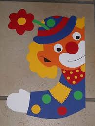 Süße bastelvorlage zum clown basteln aus einem haushaltshandschuh > einfach, schnell & lustig ♥ für fasching, karneval oder . 15 Clown Basteln Vorlage Ideen Clown Basteln Clown Basteln Vorlage Basteln