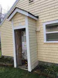 Maybe you would like to learn more about one of these? Venting Outside Door To Propane Water Heater Shed Terry Love Plumbing Advice Remodel Diy Professional Forum