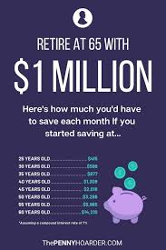 We did not find results for: Retire At 65 With 1 Million Retirement Savings Chart Money Saving Strategies Saving For Retirement