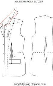 Bolero yaitu semacam blus pendek tanpa kancing dikenakan diatas pakaian lain sampai pinggang atau diatas pinggang.by : Gambar Pola Blazer Berikut Keterangannya