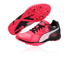 details about puma mens evospeed haraka 6 unisex running spikes traction pink sports