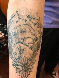 Momma Bear With Baby Bears Thanks Jen Saffire Fox Tattoo Troy Il Tattoos