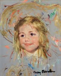 Mary Cassatt (1844-1926) | Head of Smiling Child: A Study for ...