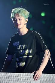 Green Hair Mark Nct127 Di 2020 Konser Rambut Hijau Xiao