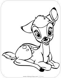 The best free, printable bambi coloring pages! Bambi Coloring Pages Disneyclips Com