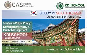 Resultado de imagen de becas oea kdi corea