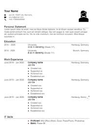 18 blank cv templates on cvplaza. Blisscareer Download Templates For Your Curriculam Vitae Cv