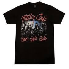 Motley Crue Girls Girls Girls T Shirt In 2020 Girls Tshirts Motley Crue Motley Crue Shirt