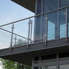 Glass and steel railing ✅. Modern Balcony Design Stainless Steel Post Glass Railing Buy Balustrade Glass Railing Wood Stair Stainless Steel Glass Balustrade Product On Alibaba Com