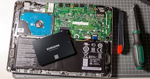In performance options, select the advanced tab, then select change in the virtual memory area. How To Replace Your Hard Drive With An Ssd To Make Your Laptop Faster Techlicious