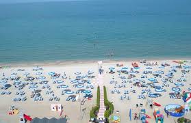The sea is 2mins walk. Abbazia Club Hotel Marotta Italy Central 7across Resort Profile