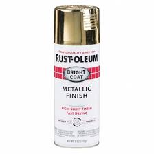 Rust Oleum Stops Rust Metallic Spray Paint In Metallic Gold For Metal Paper Plastic Wood 11 Oz 30rk21 7710830 Grainger