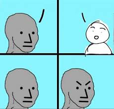 Angry Npc Meme Template Album On Imgur Shook s, man blank template, imgflip. angry npc meme template album on imgur