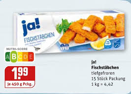 Zimbo golden chicken nuggets 250g. Ja Fischstabchen 450g Angebot Bei Rewe Center