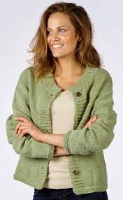 Free knitting pattern for baby cardigans. Easy Ladies Stocking Stitch Cardigan Free Knitting Pattern Downl Ladies Cardigan Knitting Patterns Easy Knitting Patterns Free Knitting Patterns Free Cardigans