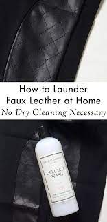 Good News Faux Leather Can Be Cleaned The Green Nontoxic Way In Fact Dry Cleaning Chemicals Leather Cleaner Diy Diy Cleaning Solution Diy Cleaning Products