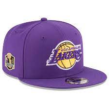 Los Angeles Lakers New Era 2020 Nba Finals Champions Side Patch 9fifty Snapback Adjustable Hat Purple