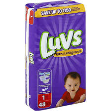 Luvs Ultra Leakguards Diapers Size 1 8 14 Lb