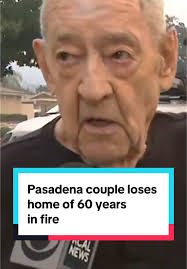 "My entire history is in the house...it's my whole life." A couple in  Pasadena, California is mourning the loss of their home of 60 years, which  rapidly went up in flames. #news #LosAngeles #Pasadena ...