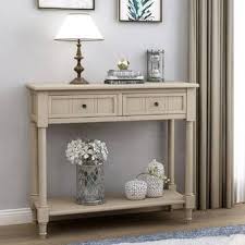 Genevieve 48 Console Table In 2020 Gray Console Table Small Entryway Table Entryway Console Table