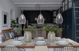 Clear Ribbed Glass Pendant Ceiling Light Teardrop Wellington Industrial Vintage Designer Retro Style Lights Over Dining Table Dining Room Lighting Pendant Lighting Dining Room