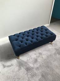 4.5 out of 5 stars. Large Bespoke Indigo Navy Footstool Coffee Table Ottoman Etsy In 2020 Ottoman Table Footstool Coffee Table Ottoman