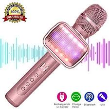 Karaoke Microphone Portable Handheld Wireless Bluetooth Karaoke Microphone Machine Music Sing Mic For Home Party Christm In 2020 Microphone Karaoke Wireless Bluetooth