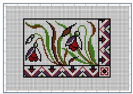 Art nouveau cross stitch patterns. Moderne Stickerei Vorlagen Secession Jugend Styl Page 8 C 1915 Art Nouveau Cross Stitch Flower Cross Stitch Art Nature Cross Stitch Cross Stitch Flowers