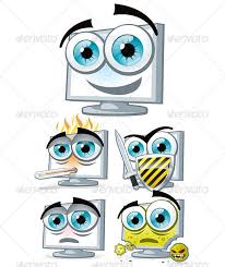 Pc Character Graphic Design Art Graphic Design Typography Computer Icon