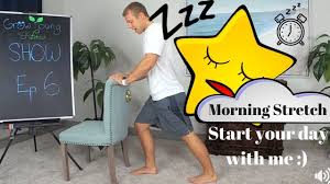 Morning Stretches For Seniors Grow Young Fitness Show Episode 6 Youtube Morning Stretches Stretching For Seniors Fitness Show