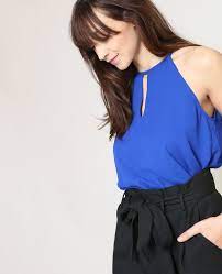 Maybe you would like to learn more about one of these? Top Fluide Bleu Electrique 561620618a06 Pimkie