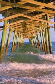 The Pier At Emerald Isle North Carolina By Lisa Wooten