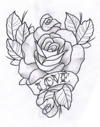 Flower Rose Drawing Tattoo Body Art Tattoos Tattoos