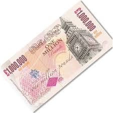 One Million Pound Note Pound Money One In A Million Money
