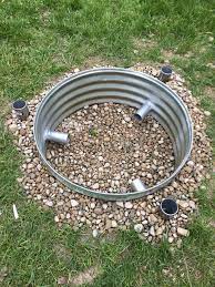 Dig Hole Deep Enough To Accommodate Fire Pit Ring Depth And Three Additional Inches For Stone Gravel Base Promoting Fire Pit Ring Fire Pit Cabins In The Woods