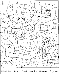 Hundreds of free printable halloween coloring pages. Color By Numbers Winter Teddy Bear Coloring Pages Coloring Books Color By Numbers