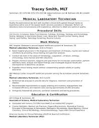 Hloom's library of medical assistant resume templates saves time on formatting and makes it easier to focus on writing the actual content of your resume. Entry Level Lab Technician Resume Sample Monster Com
