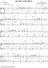 Heart And Soul Piano Sheet Music Sheet Music Piano Music