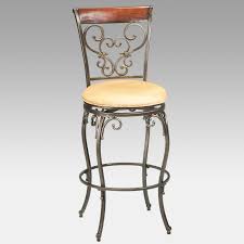 Swivels make it easier to get on and off, as well as turn towards the. Hillsdale Knightsbridge 26 In Swivel Counter Stool With Wood Metal Back Walmart Com Walmart Com