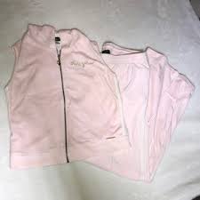 Baby Phat Pants Jumpsuits Baby Phat Vintage Velour Track Suit Vest Pink Poshmark